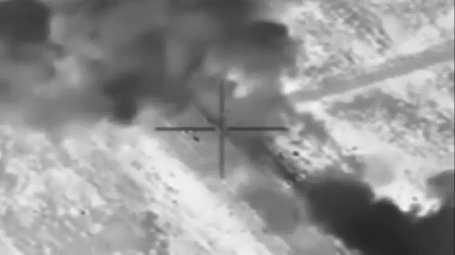 Mỹ công bố video không kích các mục tiêu IS ở Iraq