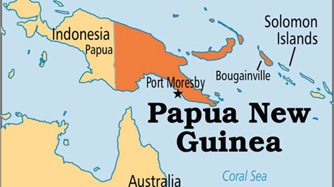 Vị trí Papua New Guinea. Đồ họa: operationworld.com.