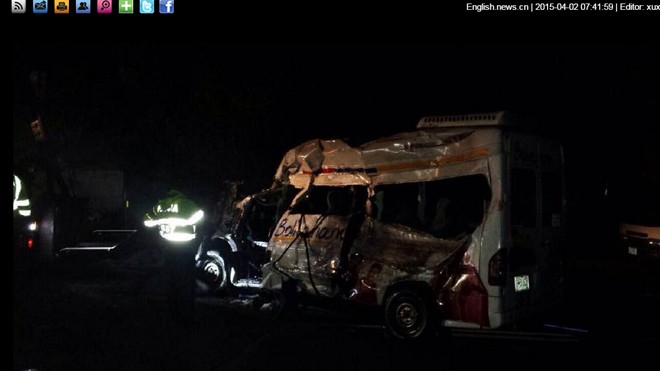 Xe tải tông liên hoàn trên cao tốc, 8 người thiệt mạng