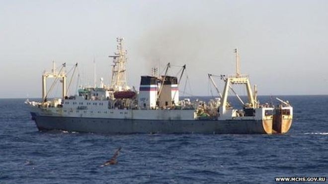 Húc phải băng, tàu cá của Nga chìm khiến 43 người thiệt mạng
