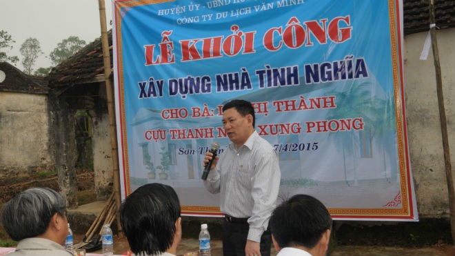 Bí thư Tỉnh ủy Nghệ An phát biểu tại buổi lễ.
