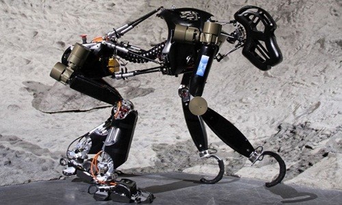 Mẫu robot vượn thám hiểm mặt trăng do Trung tâm Nghiên cứu Trí tuệ Nhân tạo của Đức phát triển. Ảnh: DFKI