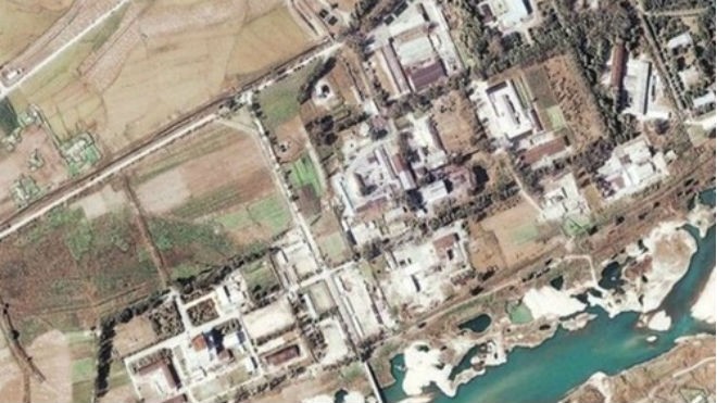 Ảnh chụp vệ tinh khu tổ hợp hạt nhân Yongbyon của Triều Tiên. Ảnh: ISIS