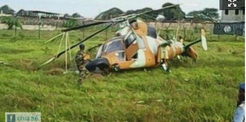 Trực thăng Z-9 của Không quân Cameroon vừa bị rơi