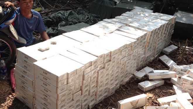 Hơn 34 nghìn gói thuốc lá phát hiện tại nhà của Sơn