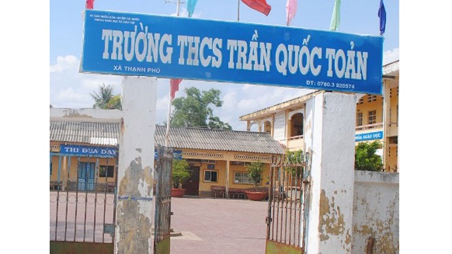 Trường THCS Trần Quốc Toản.