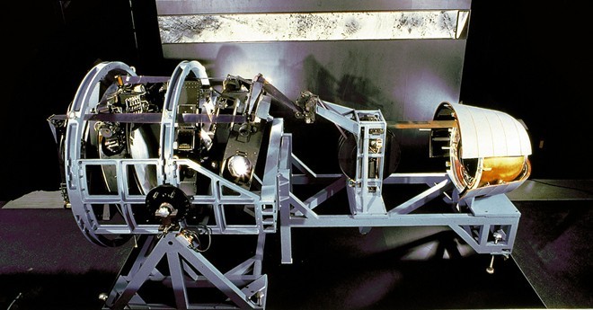 Mô hình vệ tinh Corona do tập đoàn Lockheed chế tạo. Ảnh: Airandspace