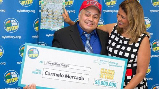Carmelo Mercado nhận thưởng 5 triệu đô. (Ảnh: CNN)