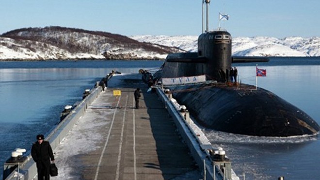 Mátxcơva đang phát triển sơn tàng hình cho tàu chiến tại khu vực Bắc Cực. (Ảnh: RT)