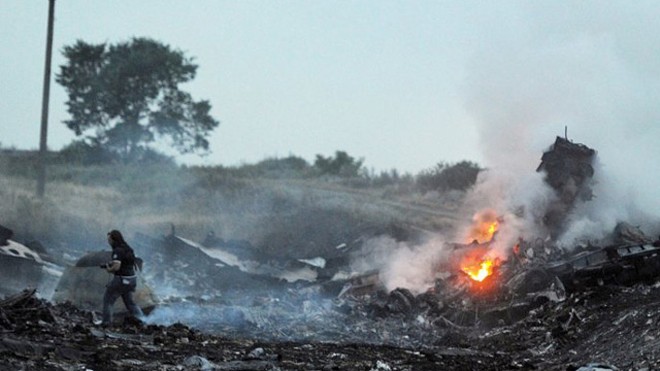 Hiện trường MH17 rơi ở miền đông Ukraine ngày 17.7.2014
