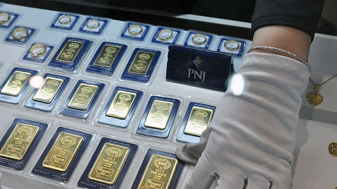 Mỗi lượng vàng có giá 33,1 triệu đồng trong sáng nay.