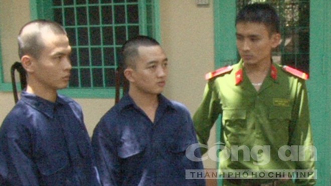 Các đối tượng Nguyễn Anh Long, Phạm Thanh Phúc bị bắt