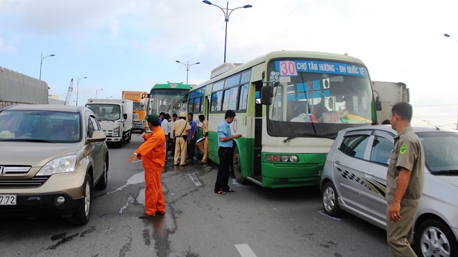 Hiện trường vụ va chạm