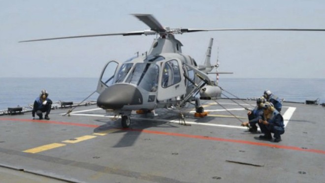 Trực thăng AgustaWestland AW109 của hải quân Philippines sẽ được trang bị vũ khí (Ảnh: Sputnik)