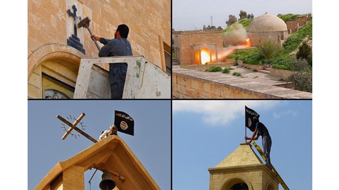 IS phá hủy một tu viện tại Syria, bắt giữ hàng trăm con tin