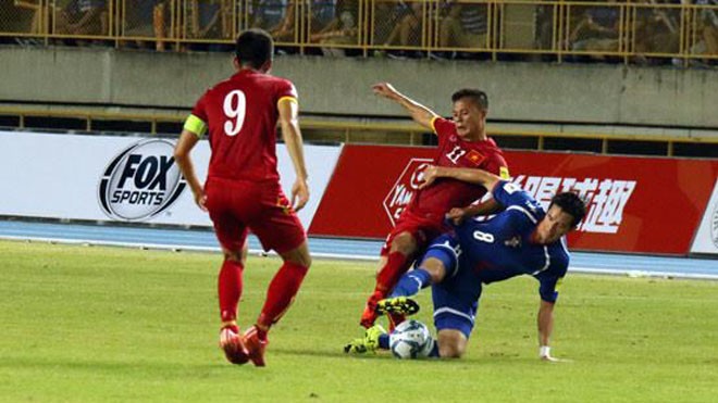Trận đấu giữa Việt Nam và Đài Loan đã diễn ra đầy căng thẳng