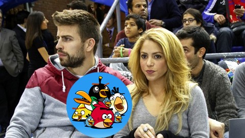 Shakira sẽ đại diện cho trò chơi nổi tiếng Angry Birds đối đầu với Pique