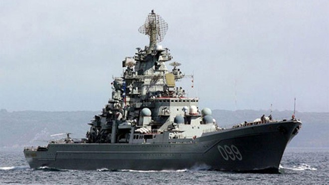 Một chiến hạm Nga tại Địa Trung Hải. Ảnh: Sputnik