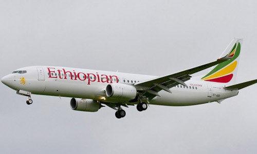 Một chiếc máy bay của hãng Ethiopian. Ảnh: Flyinginireland