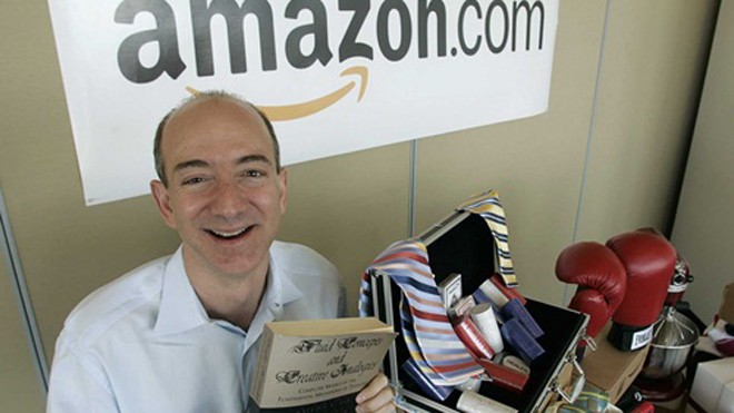 Jeff Bezos - nhà sáng lập hãng thương mại điện tử Amazon. Ảnh: BI