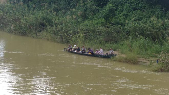 Khu vực tìm thấy thi thể hai nạn nhân. Ảnh: Nguyễn Trang