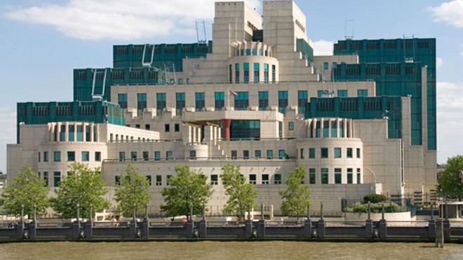 Trụ sở MI6 tại London. Ảnh: Telegraph