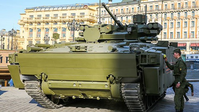 Xe chiến đấu bộ binh thế hệ mới Kurganets-25 của Quân đội Nga.