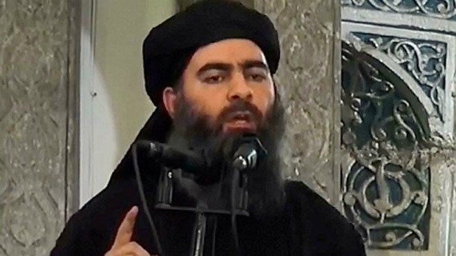 Thủ lĩnh tối cao của IS Abu Bakr al-Baghdadi. Ảnh: Anadolu Agency