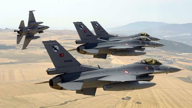 Thổ Nhĩ Kỳ sở hữu khoảng 250 chiến đấu cơ F-16 (Ảnh: HVKK)