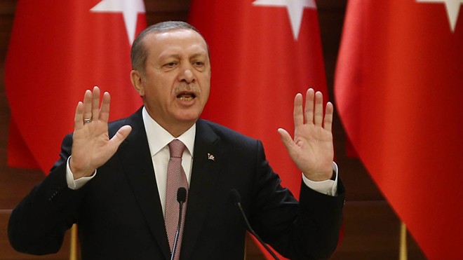 Tổng thống Thổ Nhĩ Kỳ tuyên bố Thổ không biết chiếc máy bay bị bắn hạ là của Nga. Ảnh: Getty