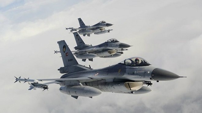 Thổ Nhĩ Kỳ sở hữu khoảng 250 chiến đấu cơ F-16. Ảnh: TuAF