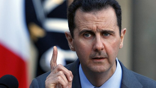 Tổng thống Syria Assad. Ảnh: AP