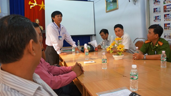 Cuộc họp tại Cục ATVSTP tỉnh Cà Mau ngày 16/12