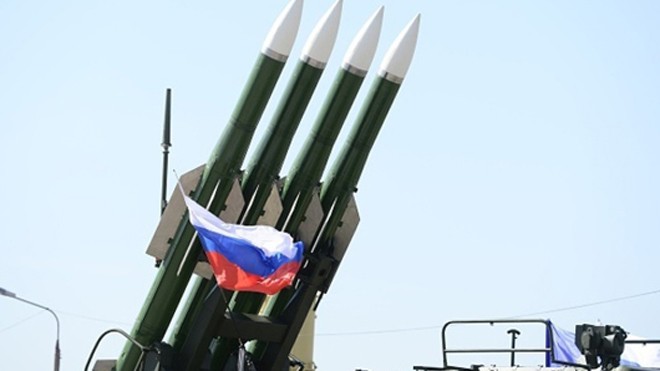 Một hệ thống tên lửa Buk của Nga. Ảnh: Getty Images