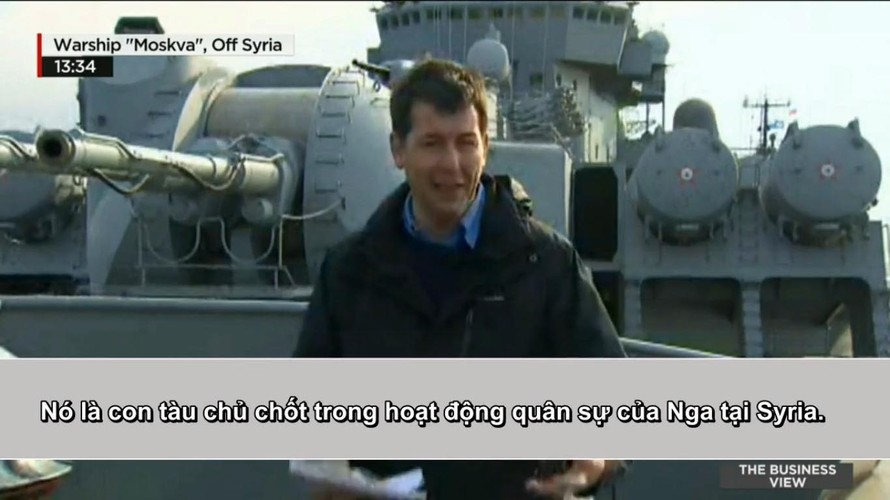 Tàu tuần dương Moskva - vệ sĩ cho máy bay Nga tại Syria