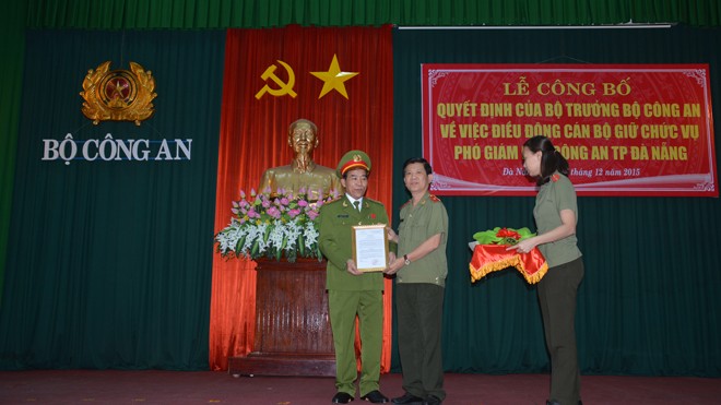 Đà Nẵng có phó giám đốc công an mới