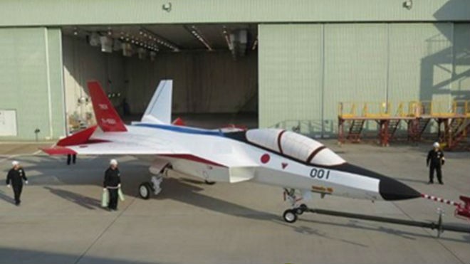 Máy bay thử nghiệm ATD-X Shinshin của Nhật Bản.