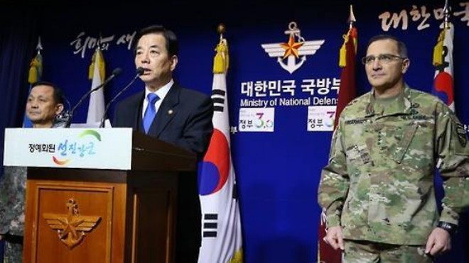 Bộ trưởng Quốc phòng Hàn Quốc Han Min-koo. (Ảnh: Yonhap)