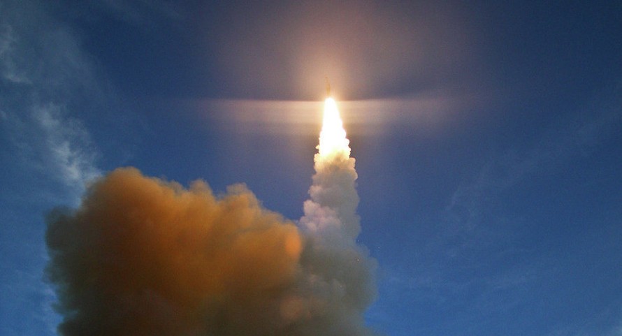 Hải quân Mỹ thử nghiệm tên lửa SM-3 Block IIA. (Ảnh: DOD).