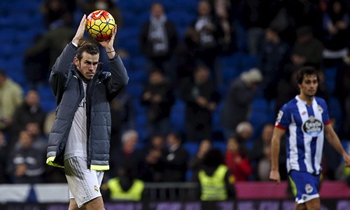 Bale chưa tới tầm tranh chấp Quả bóng Vàng FIFA, nhưng anh đã có một quả bóng vàng khác cho bản thân - đó là sự thừa nhận từ Real và công chúng yêu đội bóng sau những màn trình diễn rực sáng gần đây. Ảnh: Reuters.