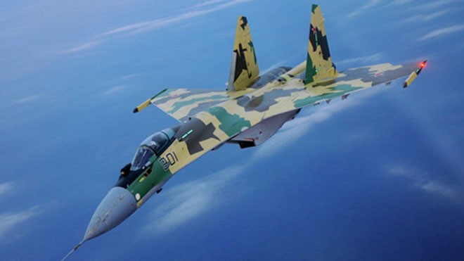 Chiến đấu cơ Sukhoi Su-35S. Ảnh: Sukhoi JSC.