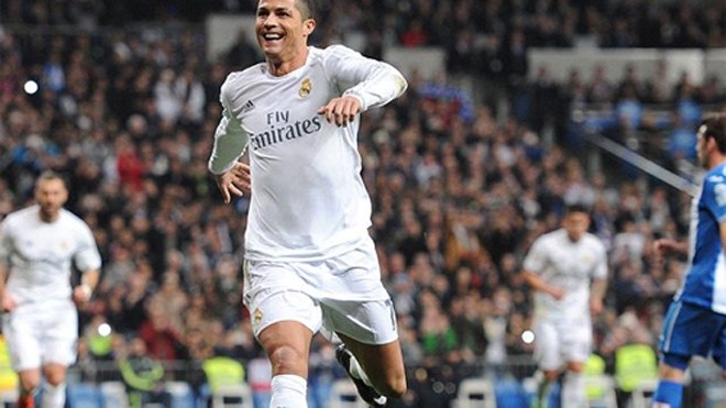 Ronaldo vẫn là cỗ máy ghi bàn hiệu suất cao của Real. Ảnh: Reuters