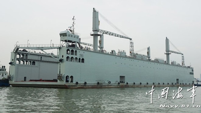 Xưởng đóng tàu Huachuan No. 1. Ảnh: navy.81.cn.