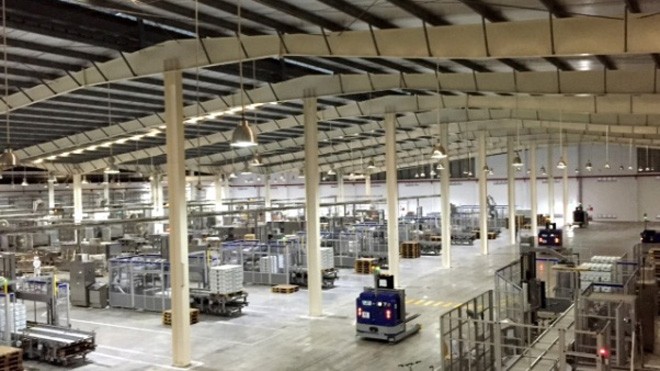 Một góc Nhà máy sản xuất sữa nước hiện đại của Vinamilk