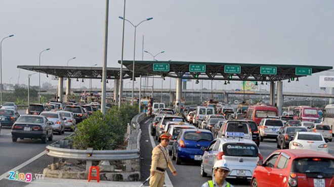 VEC đề nghị Bộ GTVT bỏ trạm thu phí Đại Xuyên trên cao tốc Cầu Giẽ - Ninh Bình. Ảnh: Hoàng Anh.