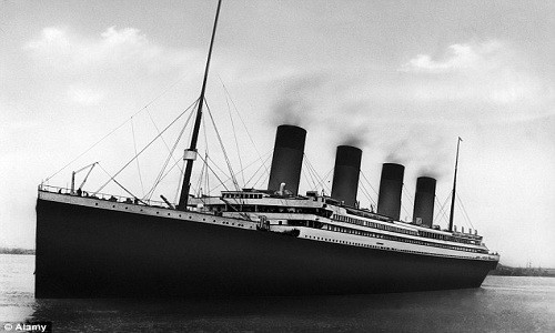 Tàu Titanic trước khi bị đắm. Ảnh: Alamy.
