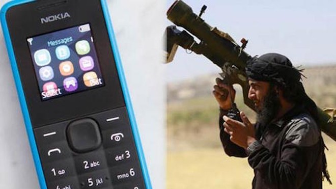 Nokia 105 được IS dùng chế tạo bom kích nổ từ xa.
