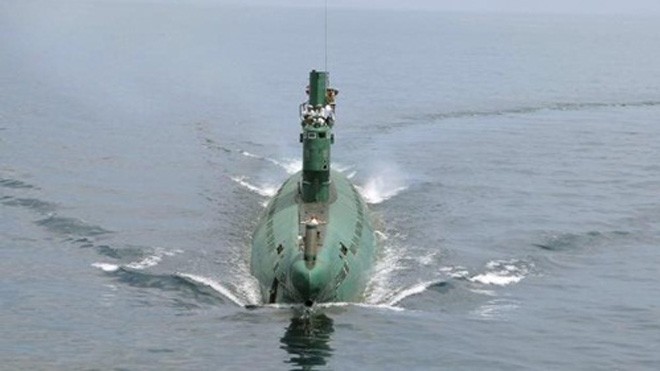 Một tàu ngầm của Triều Tiên. Ảnh: Reuters
