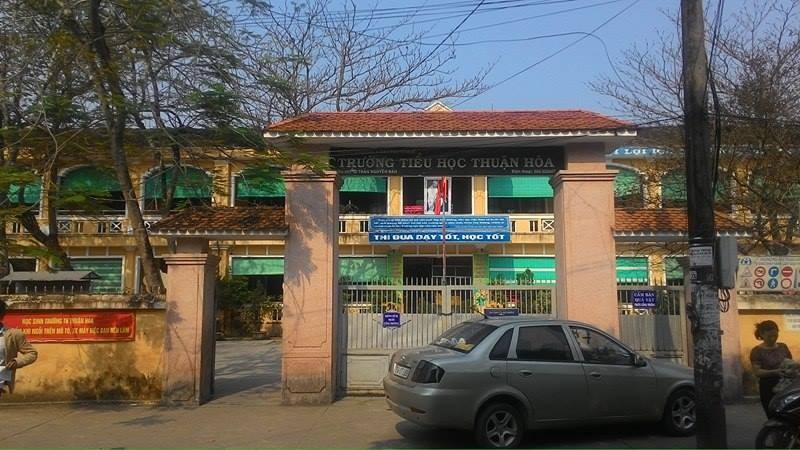 Trường Tiểu học Thuận Hòa, TP Huế - nơi xảy ra vụ việc 1 học sinh lớp 3 bỗng dưng biến mất trong giờ học