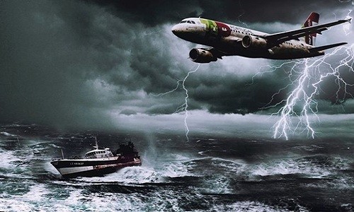 Những cơn bão trên biển có thể khiến tàu thuyền và máy bay gặp tai nạn tại khu vực Tam giác Bermuda. Ảnh: Moviepilot.